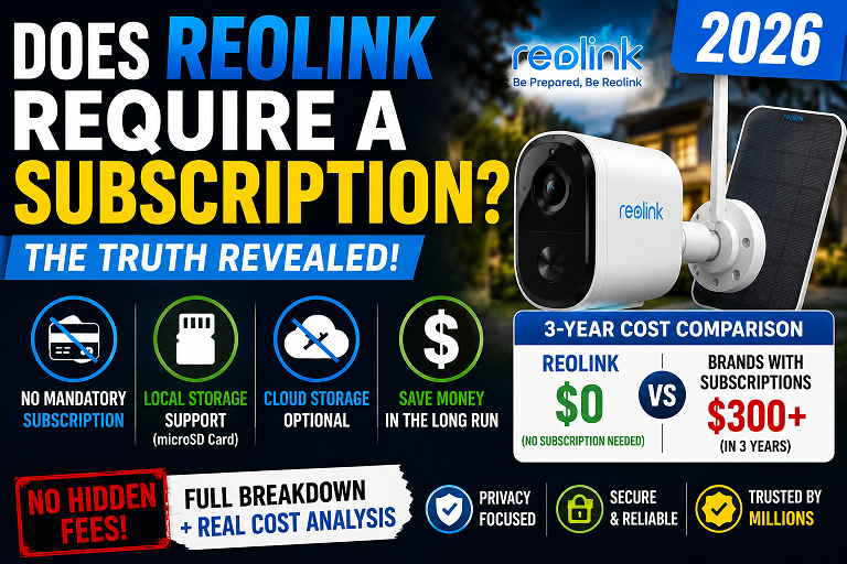 Does Reolink Require a Subscription